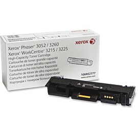 Xerox Black 3K High Yield Toner Cartridge for Phaser 3052/3260 - 106R02777