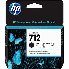 HP 712 Black, Inkjet, High Yield, 1 Pack Original Ink Cartridge - 3ED71A