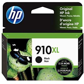 HP 910XL Black High Yield, 825 Pages, 1-Pack Ink Cartridge - 3YL65AN#140