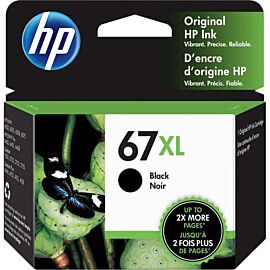 HP 67XL Black, Inkjet, High Yield, 240 Pages, 1 Pack Original Ink Cartridge - 3YM57AN#140