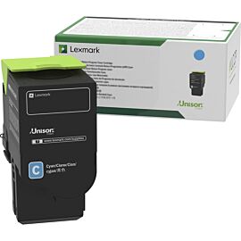 Lexmark Unison Cyan, Laser, Standard Yield, 1400 Pages Original Toner Cartridge - 78C10C0