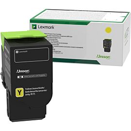 Lexmark Yellow Ultra High Yield, 7000 Pages, 1-Pack Toner Cartridge - 78C1UY0