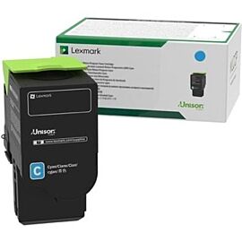 Lexmark Unison Cyan, Laser, Extra High Yield, 5000 Pages Original Toner Cartridge - 78C1XC0