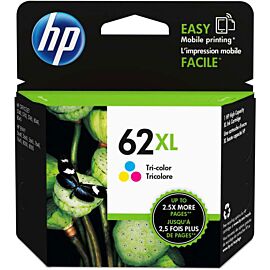 HP 62XL Inkjet, High Yield, 415 Pages, color, 1-Pack Original Ink Cartridge - C2P07AN#140