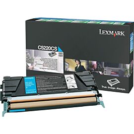 Lexmark Laser, 3000 Pages, Cyan, 1-Pack Original Toner Cartridge - C5220CS