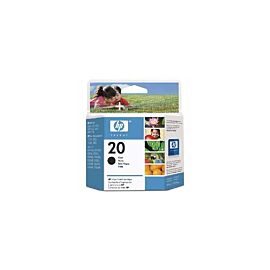 HP 20 Large Black Ink Cartridge Black InkJet 500 Page - C6614D