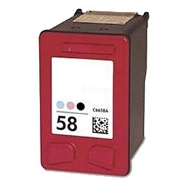 HP 58 Color Ink Cartridge Light Cyan, Light Magenta, Black Inkjet - C6658A