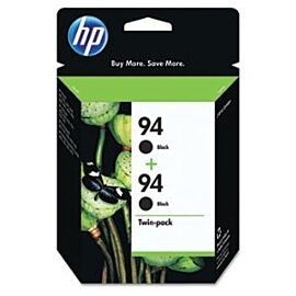 HP 94 Twinpack Black Ink Cartridge Black Inkjet 480 Page 2 / Pack - C9350FN