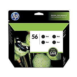 HP 56 (CD945FN) BLACK Ink Cartridge S 4/PACK CD945FN 140 - CD945FN#140
