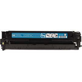 HP 128A Color LJ CM1415 MFP ColorSphere Print Cartridge Cyan (1 300 Yield) (280/Pallet) - CE321A