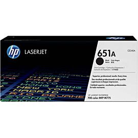 HP 651A Black Toner Cartridge for LaserJet Printer - CE340A