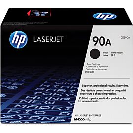 HP 90A Black Toner Cartridge for LaserJet M4555 Series Printer - CE390A