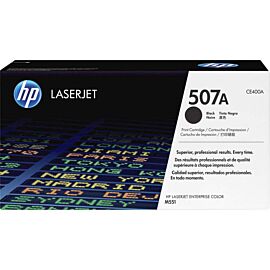 HP 507A Black Toner Cartridge for LaserJet Enterprise M551 Series Color Laser Printers - CE400A