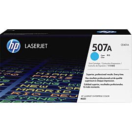 HP 507A Cyan Toner Cartridge for LaserJet Enterprise M551 Series - CE401A