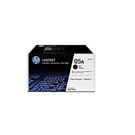 HP 05A 2-Pack Black Toner Cartridge - CE505D
