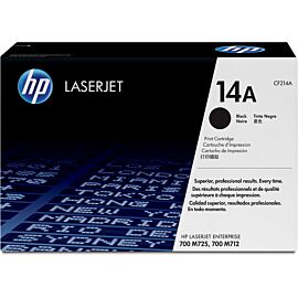 HP 14A Black Toner Cartridge for Color LaserJet Printers - CF214A
