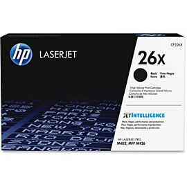 HP 26X High Yield Black Original LaserJet Toner Cartridge for LaserJet Pro M402d / M402dn - CF226X