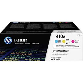 HP 410A 3-pack Cyan/Magenta/Yellow Original LaserJet Toner Cartridge - CF251AM