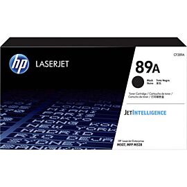 HP 89A Black, Laser, High Yield, 5000 Pages, 1-Pack Toner Cartridge - CF289A