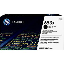 HP 653X Black LaserJet Toner Cartridge - CF320XC