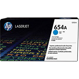 HP 654A Cyan LaserJet Toner Cartridge - CF331A