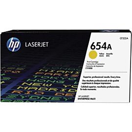 HP 654a Yellow Original LaserJet Toner Cartridge - CF332AC