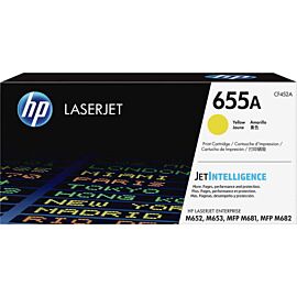 HP 655A Yellow Toner Cartridge for Color LaserJet Enterprise Flow MFP M681f - CF452A
