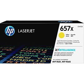 HP 657X High Yield Yellow Toner Cartridge for Color LaserJet Flow MFP M681 - CF472X