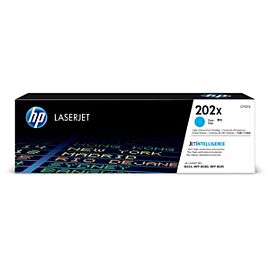 HP 202X High Yield Cyan Toner Cartridge for Color LaserJet Pro M254dw / M254nw - CF501X