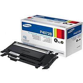 Samsung 3000 Pages Black Toner Cartridge Twink Pack for CLP-320, CLP-325, CLX-3185 - CLT-P4072B