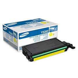 Samsung 2000 Pages Yellow Toner Cartridge for CLP-620, 670 Printer - CLT-Y5082S/ELS