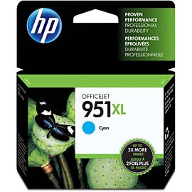 HP 951XL Inkjet, Cyan, 1-Pack Original Ink Cartridge - CN046AN#140