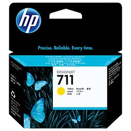 HP 711 Yellow 12ml Intro Ink Cartridge - CZ128S