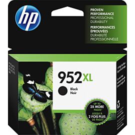 HP 952XL High Yield, Black, Original Ink Cartridge for Officejet Pro 7740, 82XX - F6U19AN#140