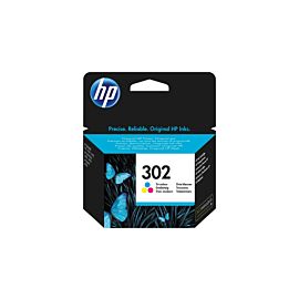 HP 302 Tri-color Ink Cartridge - F6U65AE#UUS