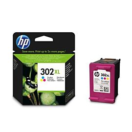 HP 302xl Tri-color Ink Cartridge - F6U67AE#UUS