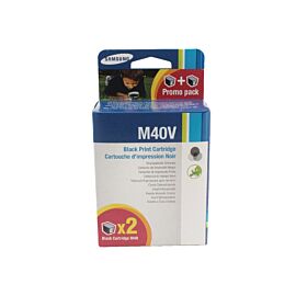 Samsung M40 Black Ink Cartridge 2-Pack - INK-M40V/ELS