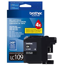 Brother 2400 Pages Black, Super High Yield, Original Ink Cartridges - LC109BK