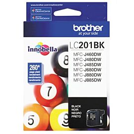 Brother 1-Pack 260 Pages Black Standard Yield Ink Cartridges - LC201BK