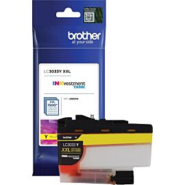 Brother 1-Pack 1500 Pages Yellow, Super High Yield, INKvestment Tank Ink Cartridge - LC3033Y