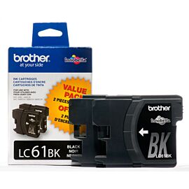 Brother Innobella Ink Cartridge, Inkjet, 450 Pages Black, 1 Each - LC61BK