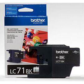 Brother Innobella Inkjet, Standard Yield, 300 Pages Black, 1-Pack Ink Cartridge - LC71BK