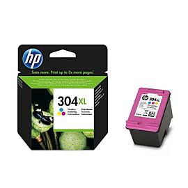HP Tri-Color Ink Cartridge for 304XL - N9K07AE