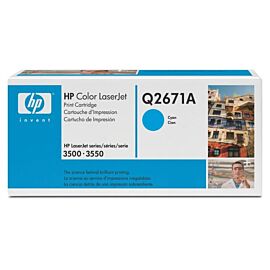 HP 309A Toner Cartridge (Cyan) for Color LaserJet 3500/3550 Series Printer - Q2671AC