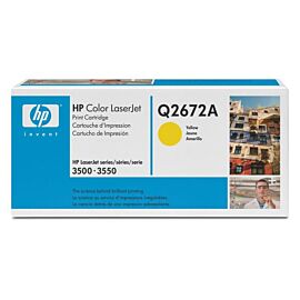 HP 309A Toner Cartridge (Yellow) for Color LaserJet 3500/3550 - Q2672AC