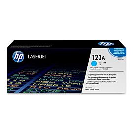 HP 123A Toner Cartridge (Cyan) for Color LaserJet 2550L / 2550LN Printer - Q3971A