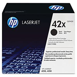 HP 42A Toner Cartridge (Black) for LaserJet 4250/4350 Series Printer - Q5942AG