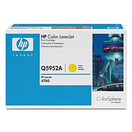 HP 643A Yellow Toner Cartridge for Color LaserJet 4700 Series Printer - Q5952A