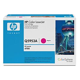 HP 643A Magenta Toner Cartridge for Color LaserJet 4700 Series Printer - Q5953A