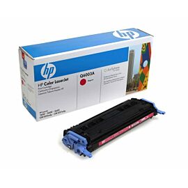 HP 124A Toner Cartridge (Magenta) for Color LaserJet 1600 / 2600 Series Printer - Q6003A